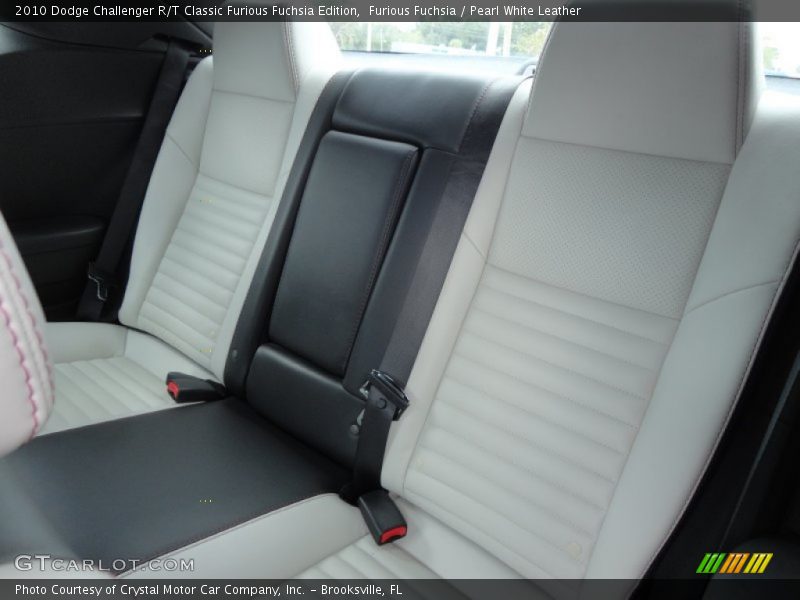  2010 Challenger R/T Classic Furious Fuchsia Edition Pearl White Leather Interior
