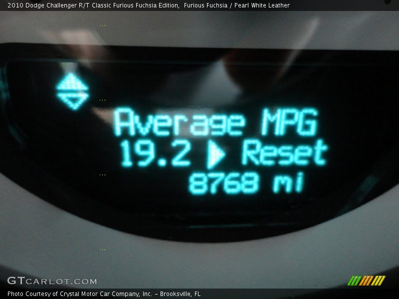 Furious Fuchsia / Pearl White Leather 2010 Dodge Challenger R/T Classic Furious Fuchsia Edition