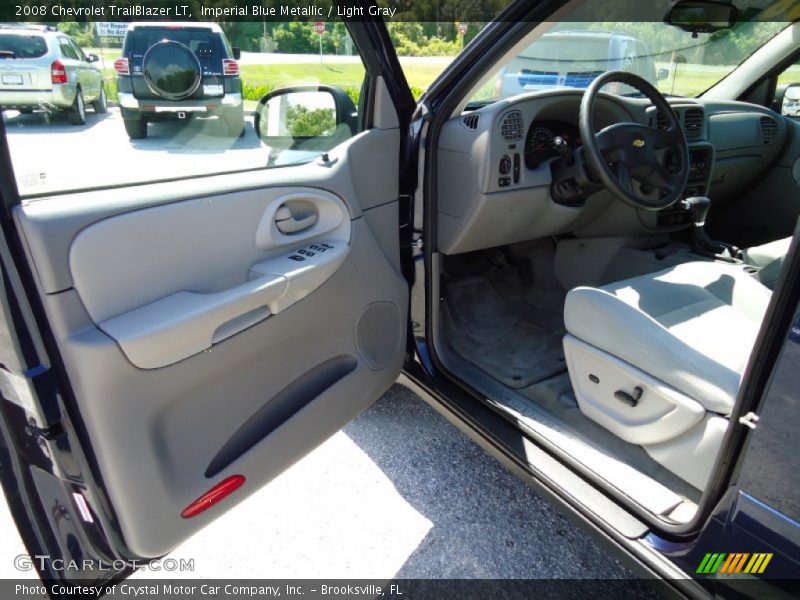 Imperial Blue Metallic / Light Gray 2008 Chevrolet TrailBlazer LT