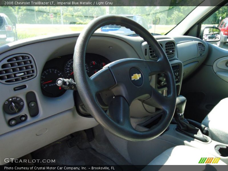 Imperial Blue Metallic / Light Gray 2008 Chevrolet TrailBlazer LT