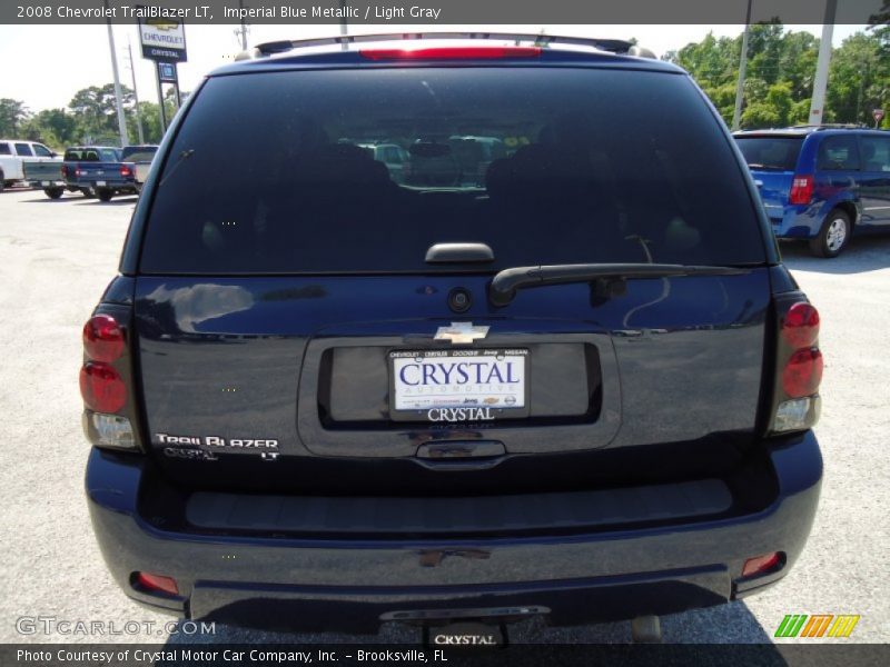 Imperial Blue Metallic / Light Gray 2008 Chevrolet TrailBlazer LT