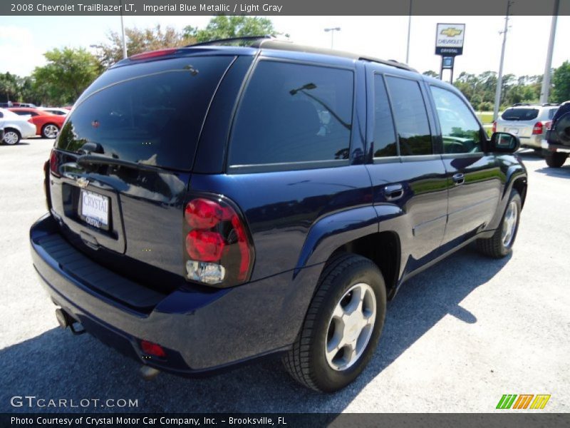 Imperial Blue Metallic / Light Gray 2008 Chevrolet TrailBlazer LT