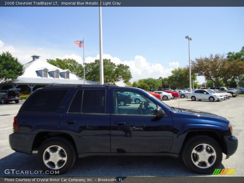 Imperial Blue Metallic / Light Gray 2008 Chevrolet TrailBlazer LT