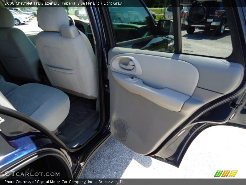 Imperial Blue Metallic / Light Gray 2008 Chevrolet TrailBlazer LT