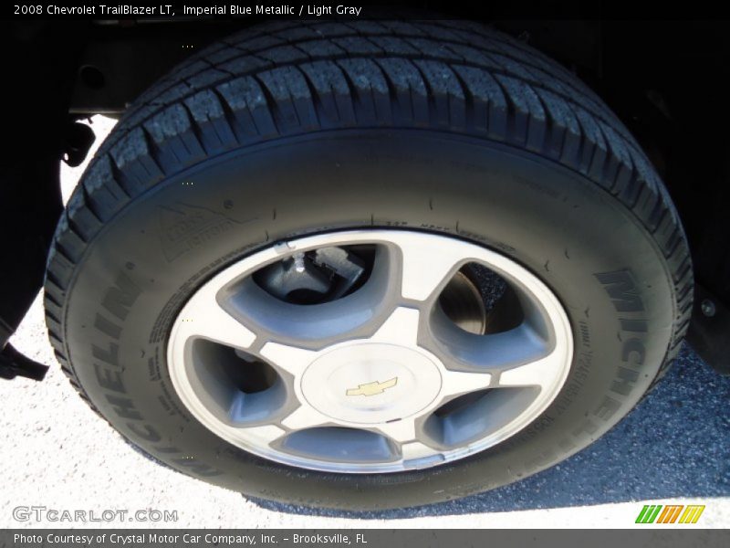 Imperial Blue Metallic / Light Gray 2008 Chevrolet TrailBlazer LT