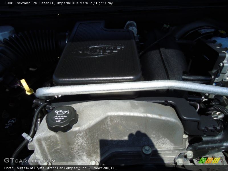 Imperial Blue Metallic / Light Gray 2008 Chevrolet TrailBlazer LT