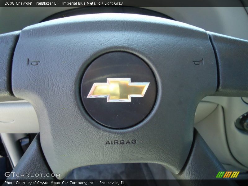 Imperial Blue Metallic / Light Gray 2008 Chevrolet TrailBlazer LT