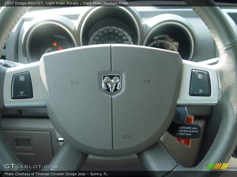Light Khaki Metallic / Dark Khaki/Medium Khaki 2007 Dodge Nitro SLT