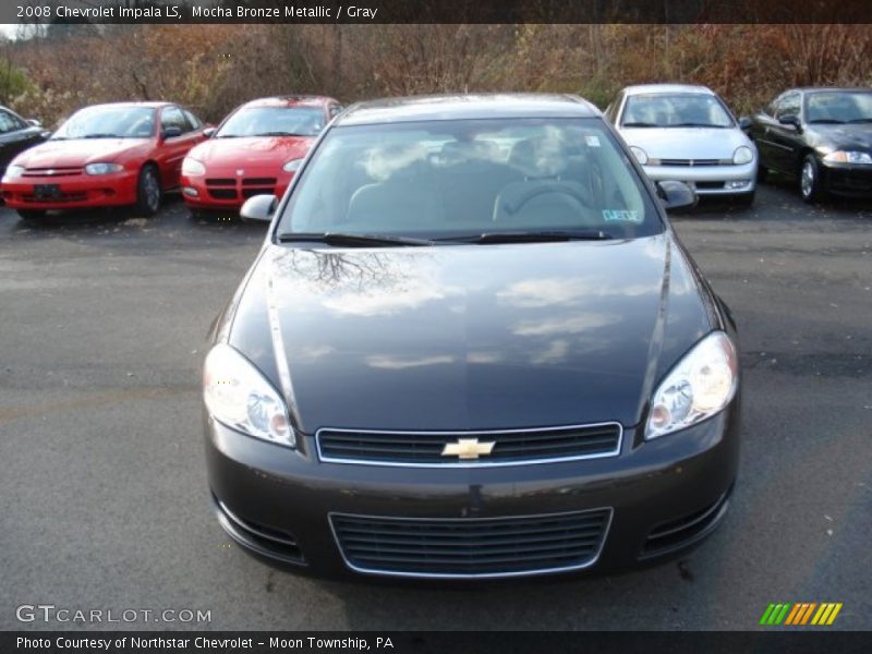 Mocha Bronze Metallic / Gray 2008 Chevrolet Impala LS