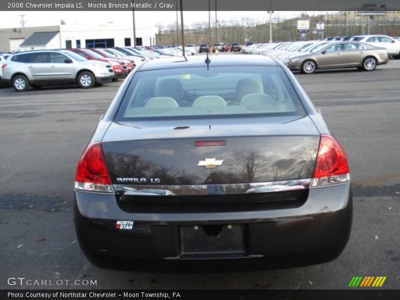 Mocha Bronze Metallic / Gray 2008 Chevrolet Impala LS