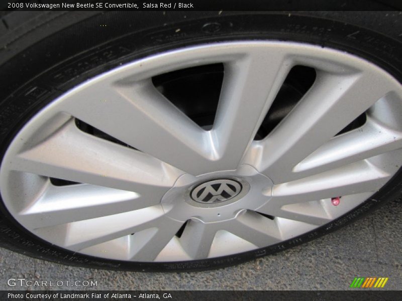 Salsa Red / Black 2008 Volkswagen New Beetle SE Convertible