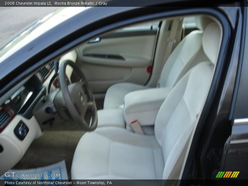 Mocha Bronze Metallic / Gray 2008 Chevrolet Impala LS