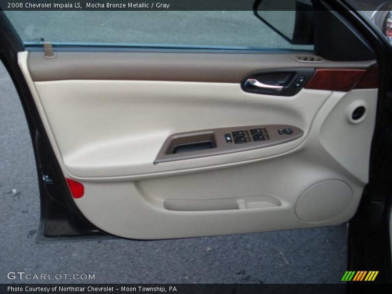 Mocha Bronze Metallic / Gray 2008 Chevrolet Impala LS