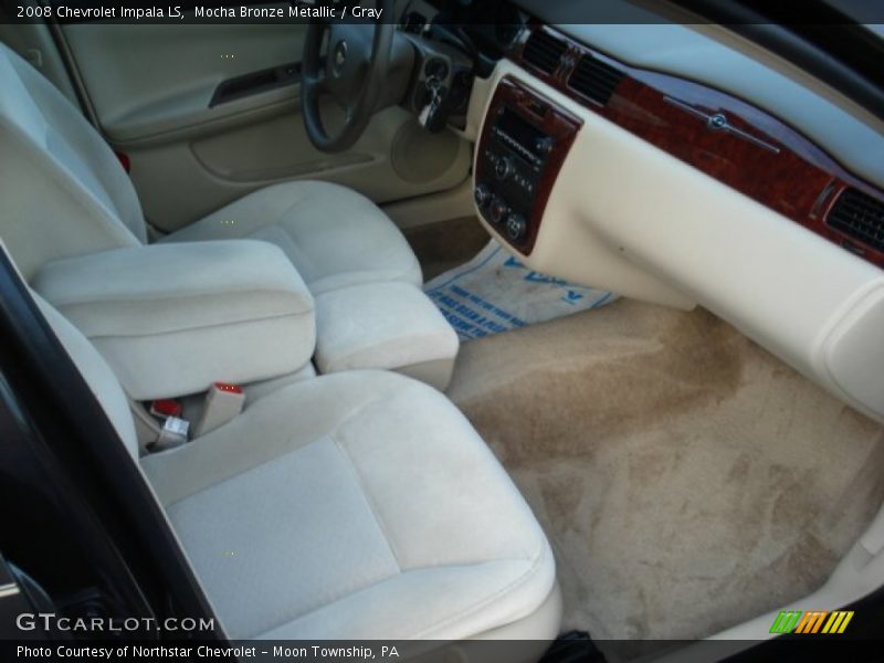 Mocha Bronze Metallic / Gray 2008 Chevrolet Impala LS