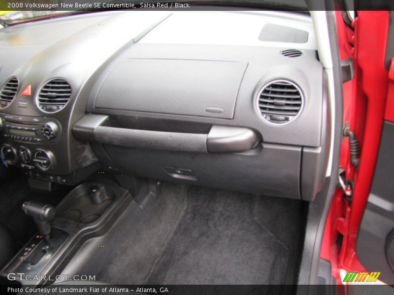 Salsa Red / Black 2008 Volkswagen New Beetle SE Convertible