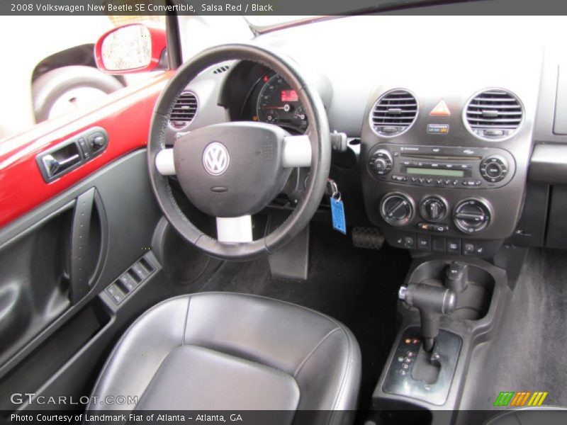 Salsa Red / Black 2008 Volkswagen New Beetle SE Convertible