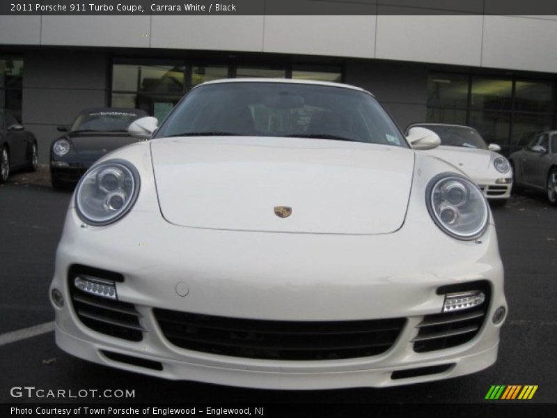 Carrara White / Black 2011 Porsche 911 Turbo Coupe