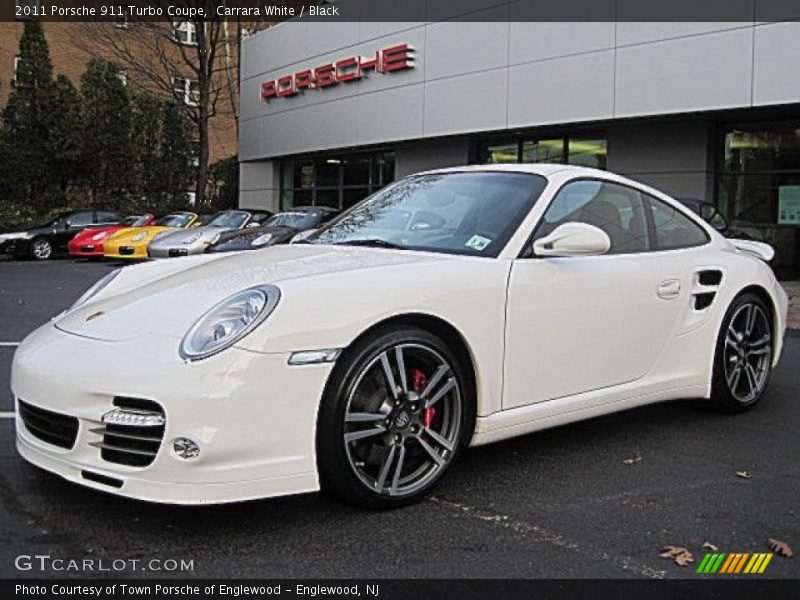 Carrara White / Black 2011 Porsche 911 Turbo Coupe
