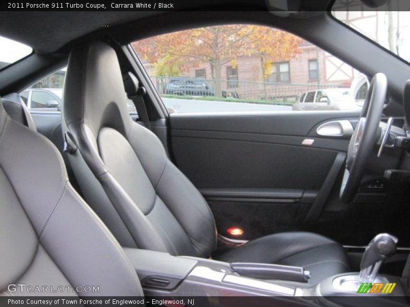 Carrara White / Black 2011 Porsche 911 Turbo Coupe