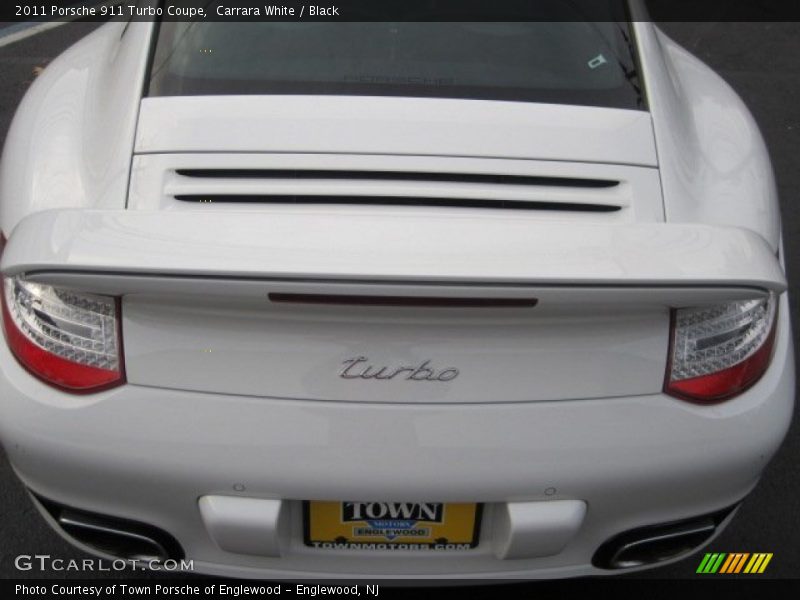 Carrara White / Black 2011 Porsche 911 Turbo Coupe