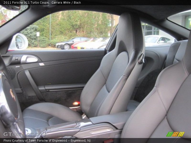 Carrara White / Black 2011 Porsche 911 Turbo Coupe