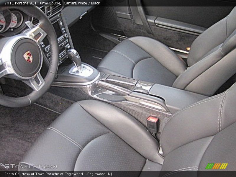Carrara White / Black 2011 Porsche 911 Turbo Coupe