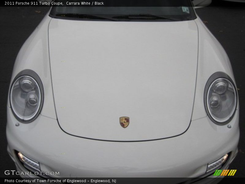 Carrara White / Black 2011 Porsche 911 Turbo Coupe