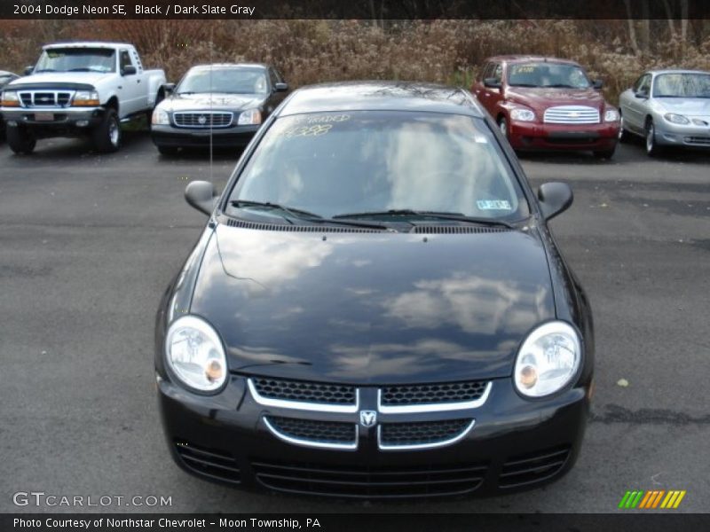 Black / Dark Slate Gray 2004 Dodge Neon SE