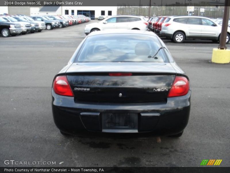 Black / Dark Slate Gray 2004 Dodge Neon SE
