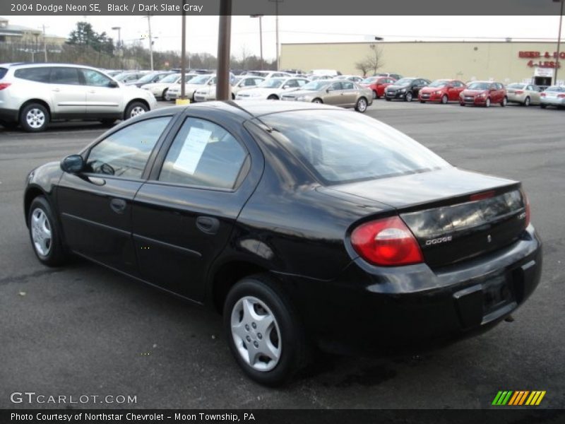 Black / Dark Slate Gray 2004 Dodge Neon SE