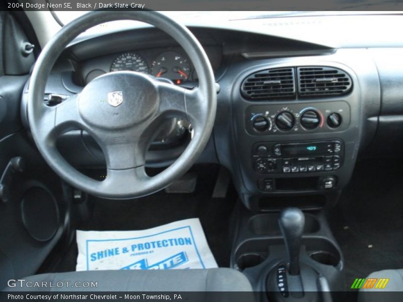 Black / Dark Slate Gray 2004 Dodge Neon SE