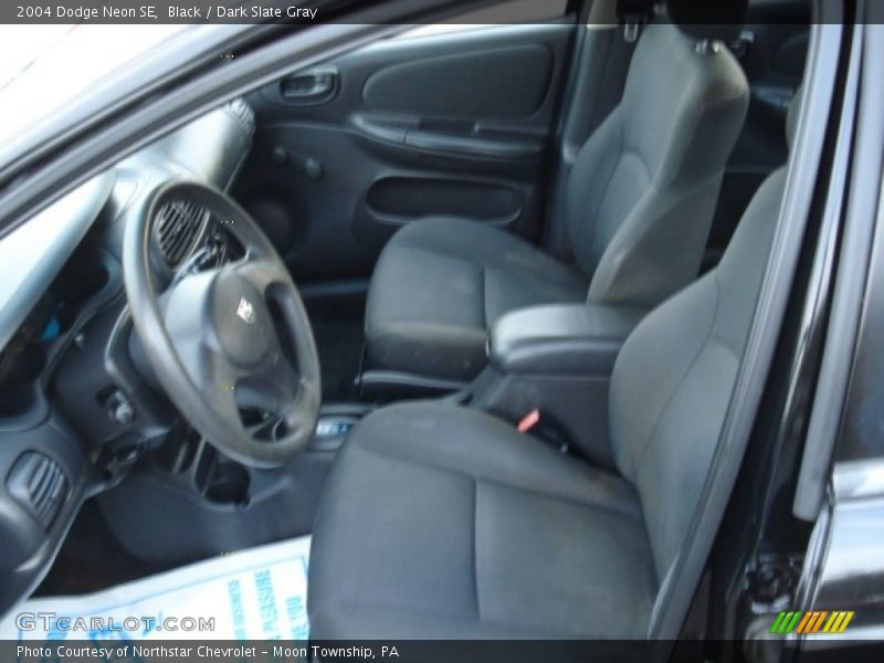 Black / Dark Slate Gray 2004 Dodge Neon SE