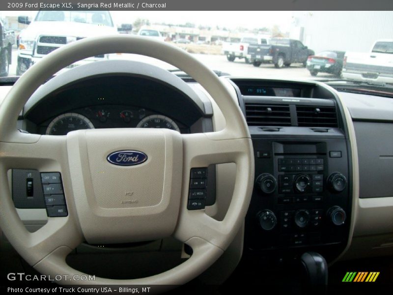 Sangria Red Metallic / Charcoal 2009 Ford Escape XLS