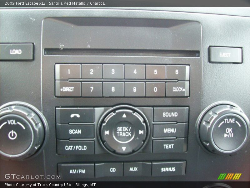 Sangria Red Metallic / Charcoal 2009 Ford Escape XLS