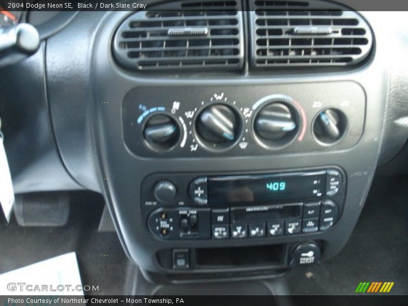 Black / Dark Slate Gray 2004 Dodge Neon SE