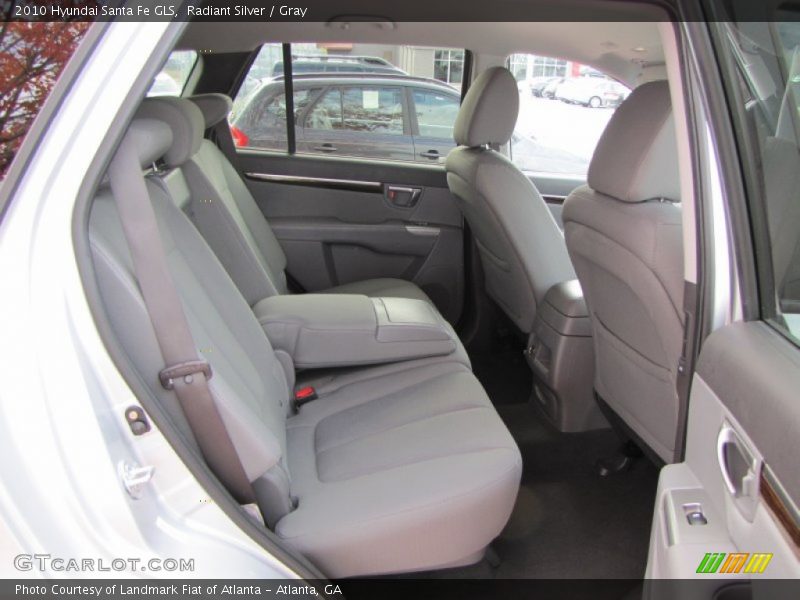 Radiant Silver / Gray 2010 Hyundai Santa Fe GLS