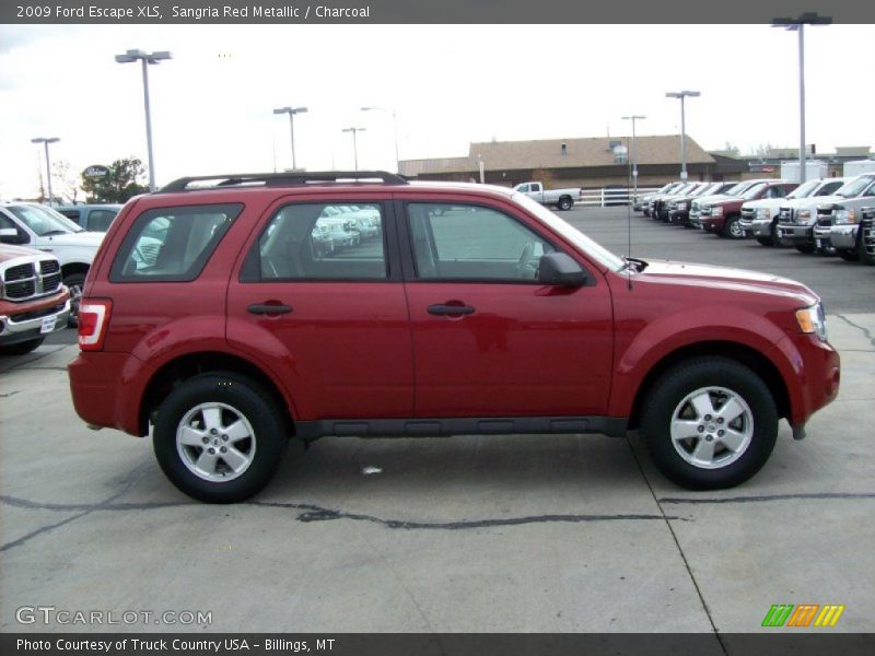 Sangria Red Metallic / Charcoal 2009 Ford Escape XLS