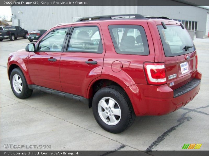 Sangria Red Metallic / Charcoal 2009 Ford Escape XLS