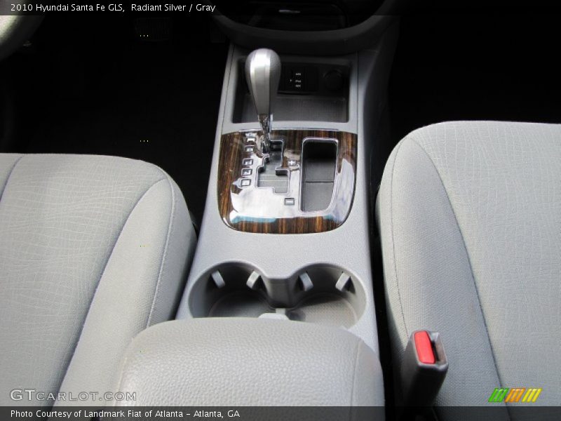 Radiant Silver / Gray 2010 Hyundai Santa Fe GLS