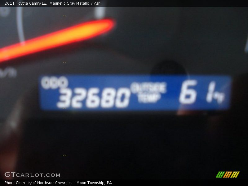 Magnetic Gray Metallic / Ash 2011 Toyota Camry LE