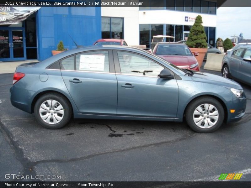Blue Granite Metallic / Jet Black/Medium Titanium 2012 Chevrolet Cruze LS