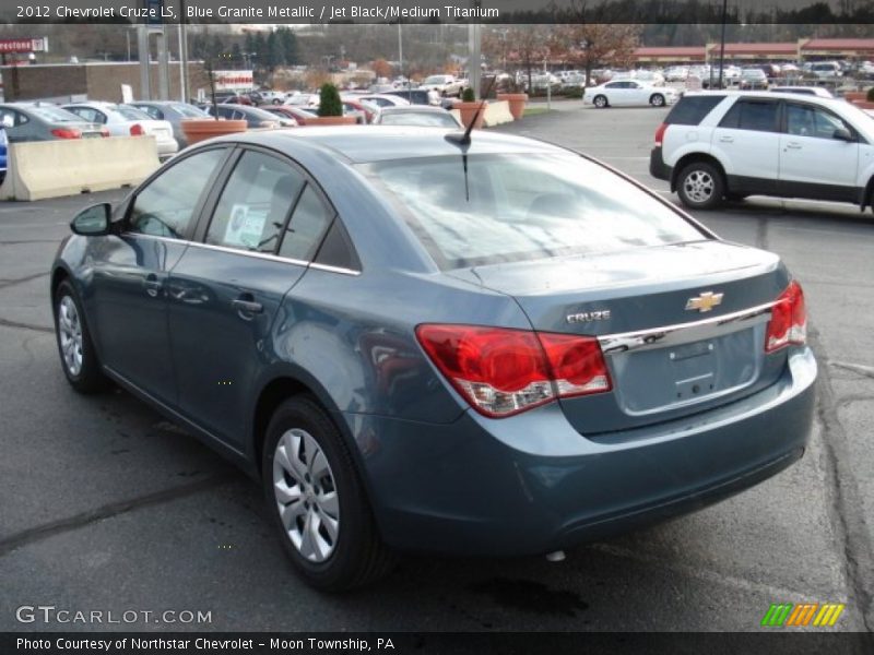 Blue Granite Metallic / Jet Black/Medium Titanium 2012 Chevrolet Cruze LS