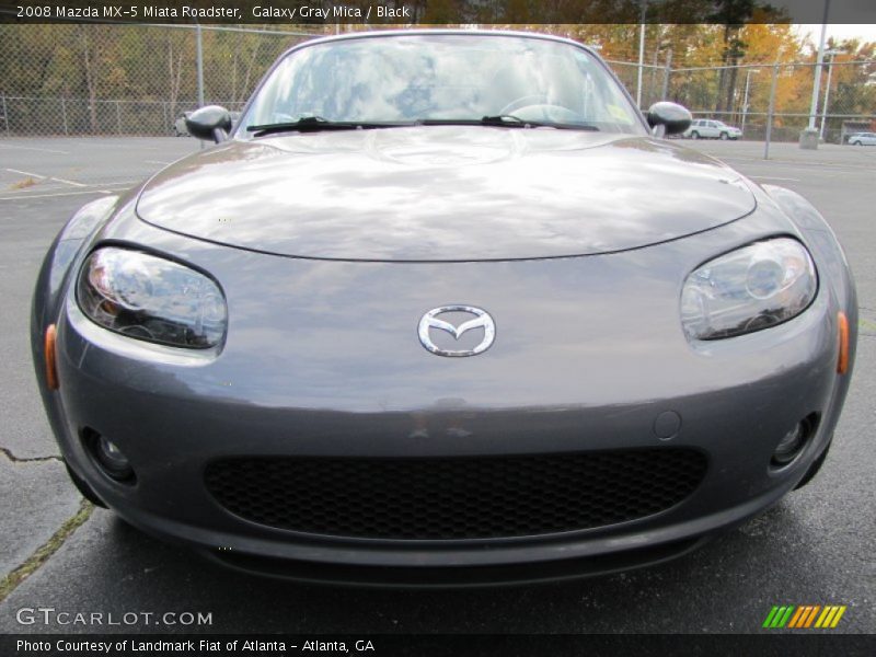 Galaxy Gray Mica / Black 2008 Mazda MX-5 Miata Roadster