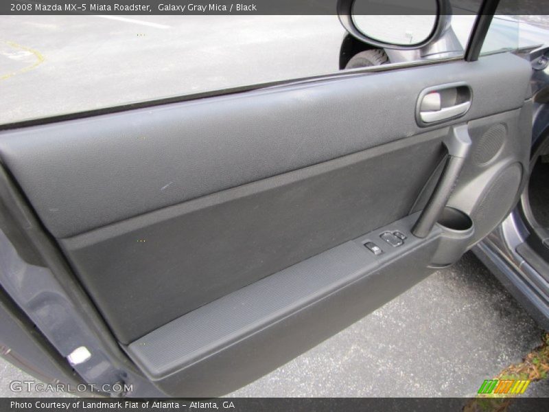 Galaxy Gray Mica / Black 2008 Mazda MX-5 Miata Roadster
