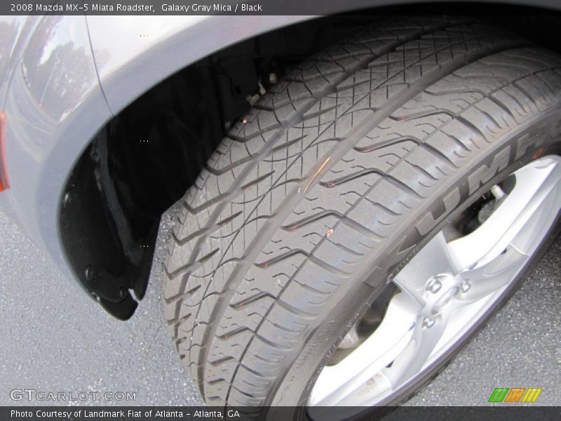Galaxy Gray Mica / Black 2008 Mazda MX-5 Miata Roadster