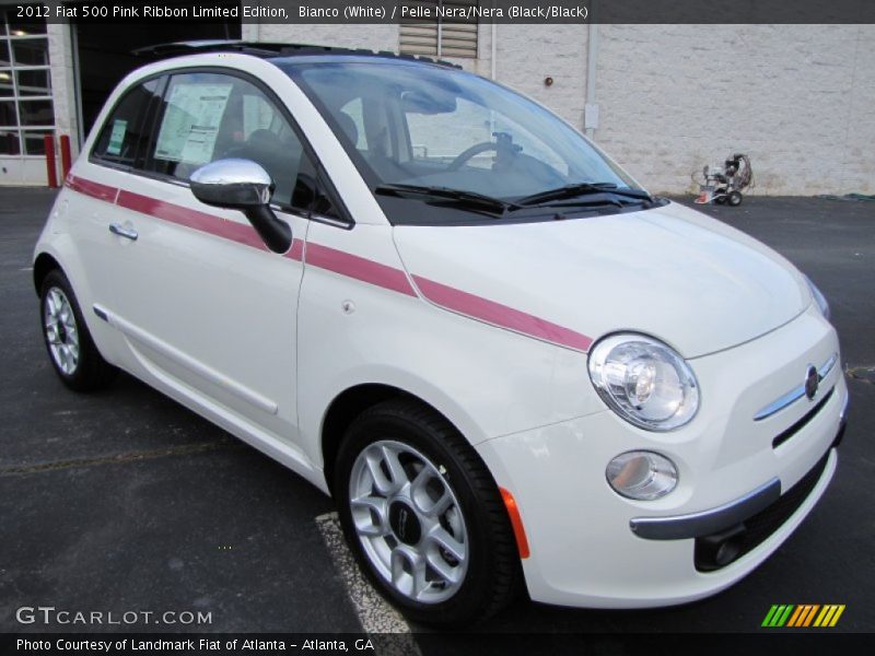 Front 3/4 View of 2012 500 Pink Ribbon Limited Edition