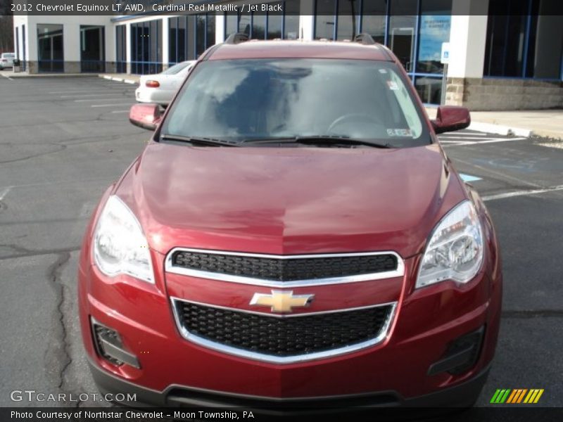 Cardinal Red Metallic / Jet Black 2012 Chevrolet Equinox LT AWD