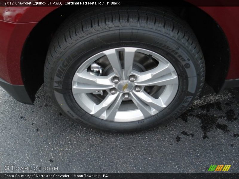 Cardinal Red Metallic / Jet Black 2012 Chevrolet Equinox LT AWD