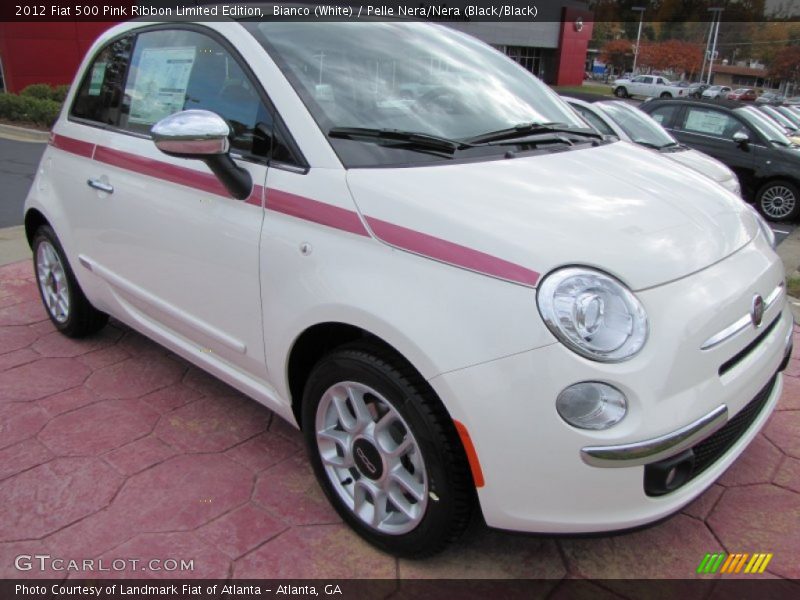 Front 3/4 View of 2012 500 Pink Ribbon Limited Edition