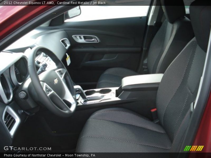 Cardinal Red Metallic / Jet Black 2012 Chevrolet Equinox LT AWD